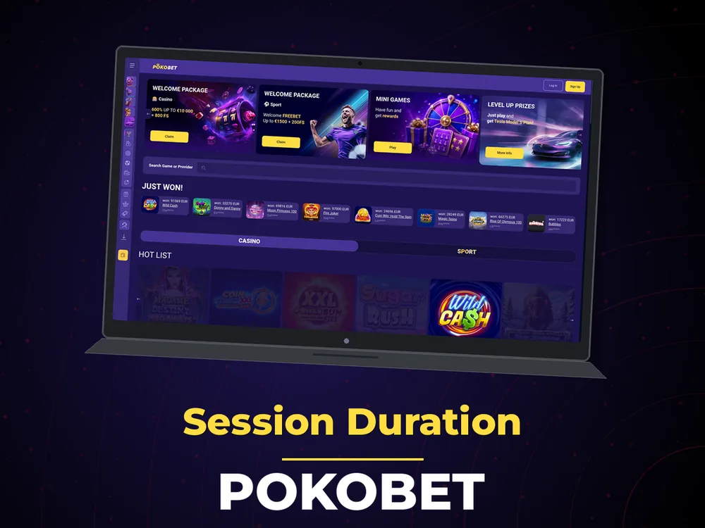 pokobet - Session Duration